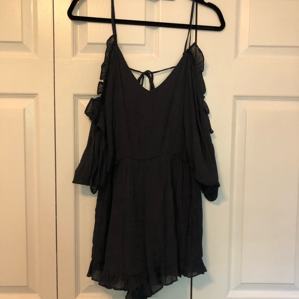 Navy blue romper